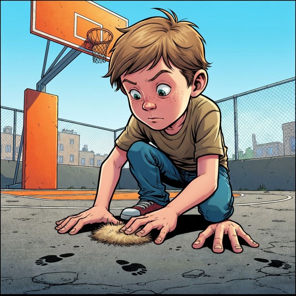 Oliver finding clues