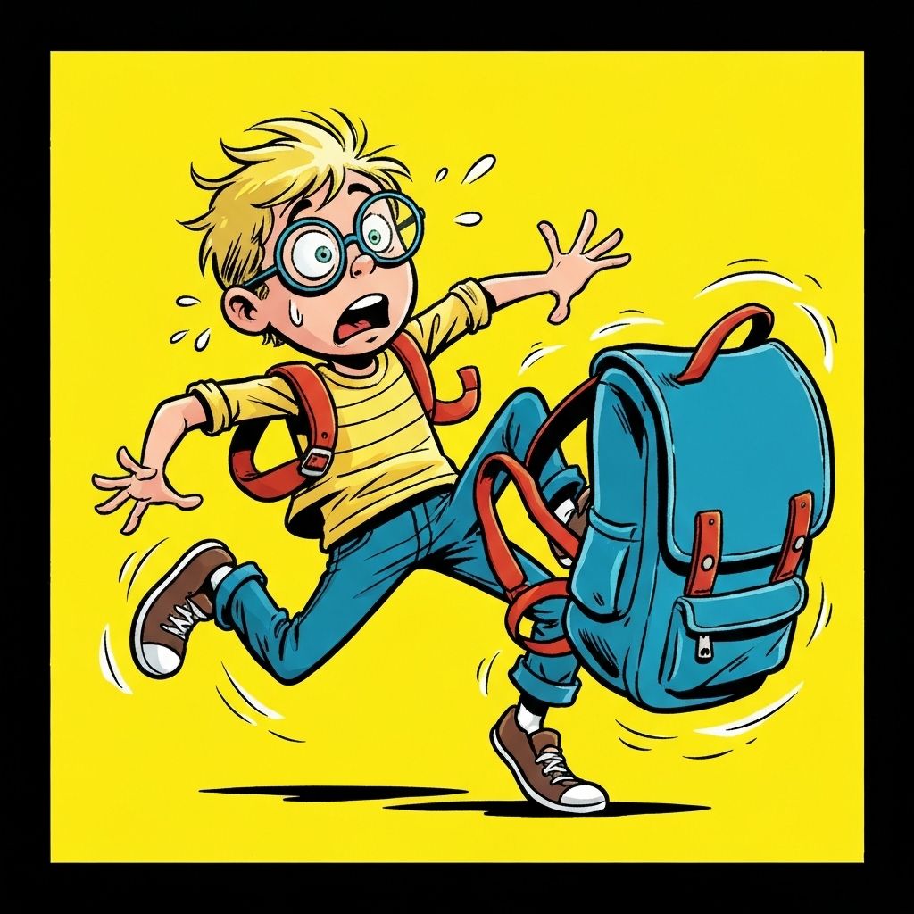 Oliver tripping