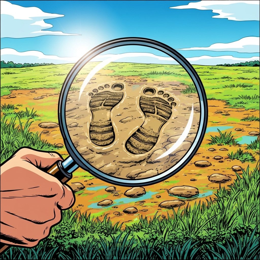 Giant magnifying glass